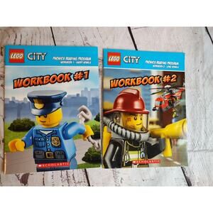 Phonics Reading Program Lego City Workbooks 1 And 2 Short Long Vowels